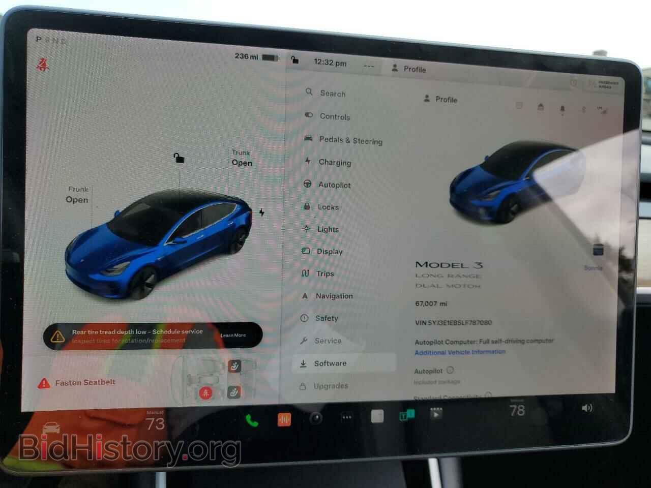 2020 TESLA MODEL 3 - VIN: 5YJ3E1EB5LF787080 - Фото 9