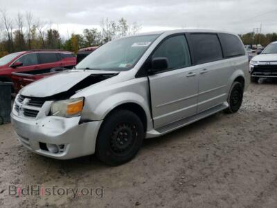 2010 Dodge CARAVAN Grand Cara, серебристый — VIN 2D4RN4DE4AR489325, Copart