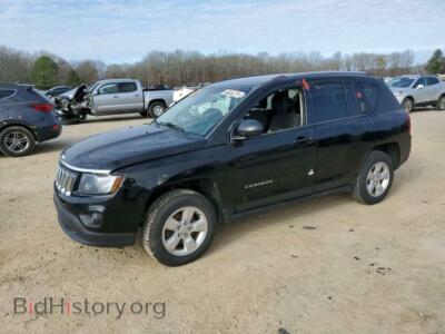 2015 Jeep COMPASS COMPASS SP, black — VIN 1C4NJCBA7FD190634, Copart