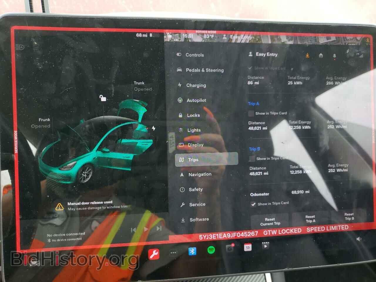 2018 TESLA MODEL 3 - VIN: 5YJ3E1EA9JF045267 - Photo 9