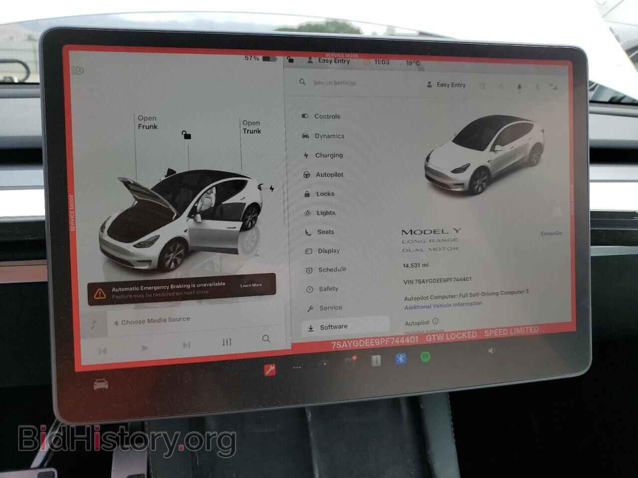 2023 TESLA MODEL Y - VIN: 7SAYGDEE9PF744401 - Photo 9