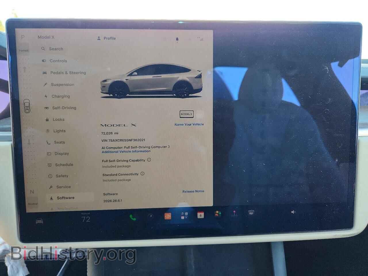 2022 TESLA MODEL X - VIN: 7SAXCBE55NF362021 - Photo 9