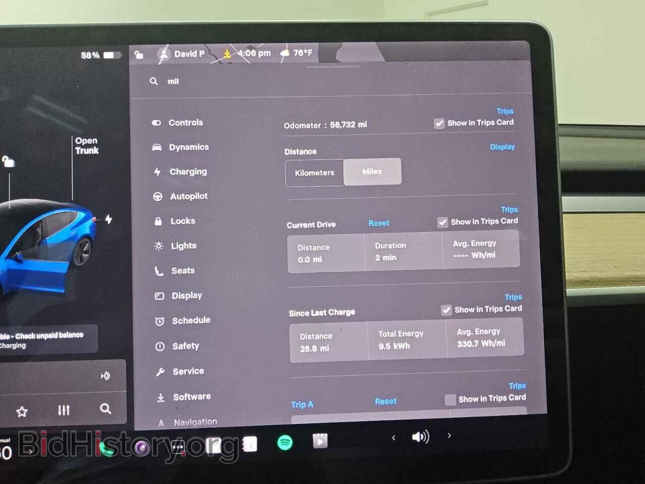2022 TESLA MODEL 3 - VIN: 5YJ3E1EA0NF152116 - Photo 9