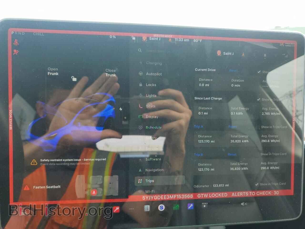2021 TESLA MODEL Y - VIN: 5YJYGDEE3MF153568 - Фото 9