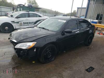 2013 Chrysler 200 200 LX, черный — VIN 1C3CCBAB8DN569028, Copart