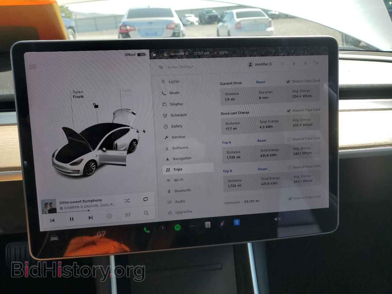 2018 TESLA MODEL 3 - VIN: 5YJ3E1EA4JF015867 - Photo 9