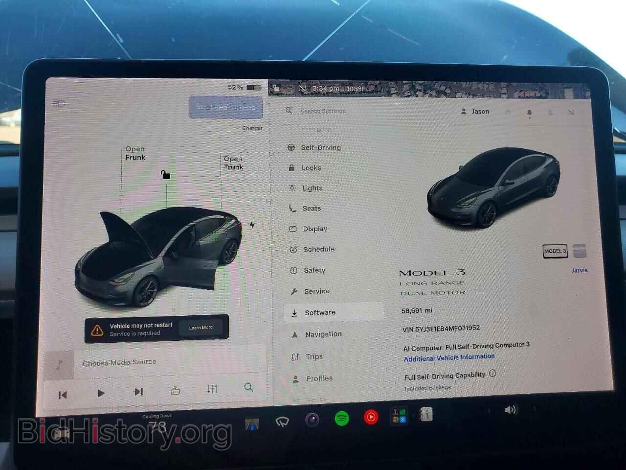 2021 TESLA MODEL 3 - VIN: 5YJ3E1EB4MF071952 - Photo 9