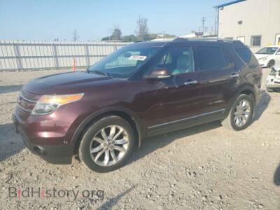 2011 Ford EXPLORER Limited, бордовый — VIN 1FMHK8F86BGA79110, Copart