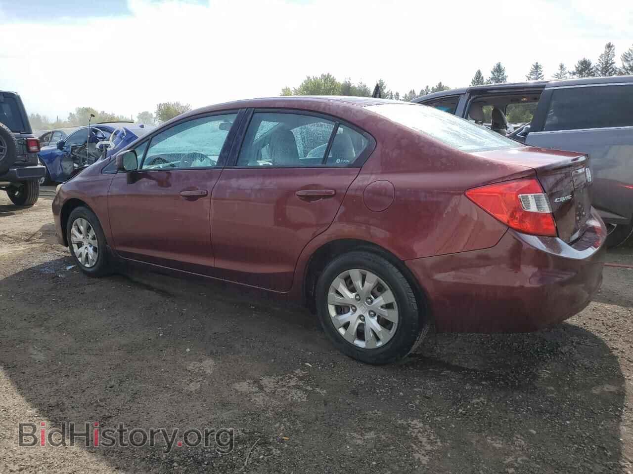2012 HONDA CIVIC - VIN: 2HGFB2F44CH027830 - Фото 2
