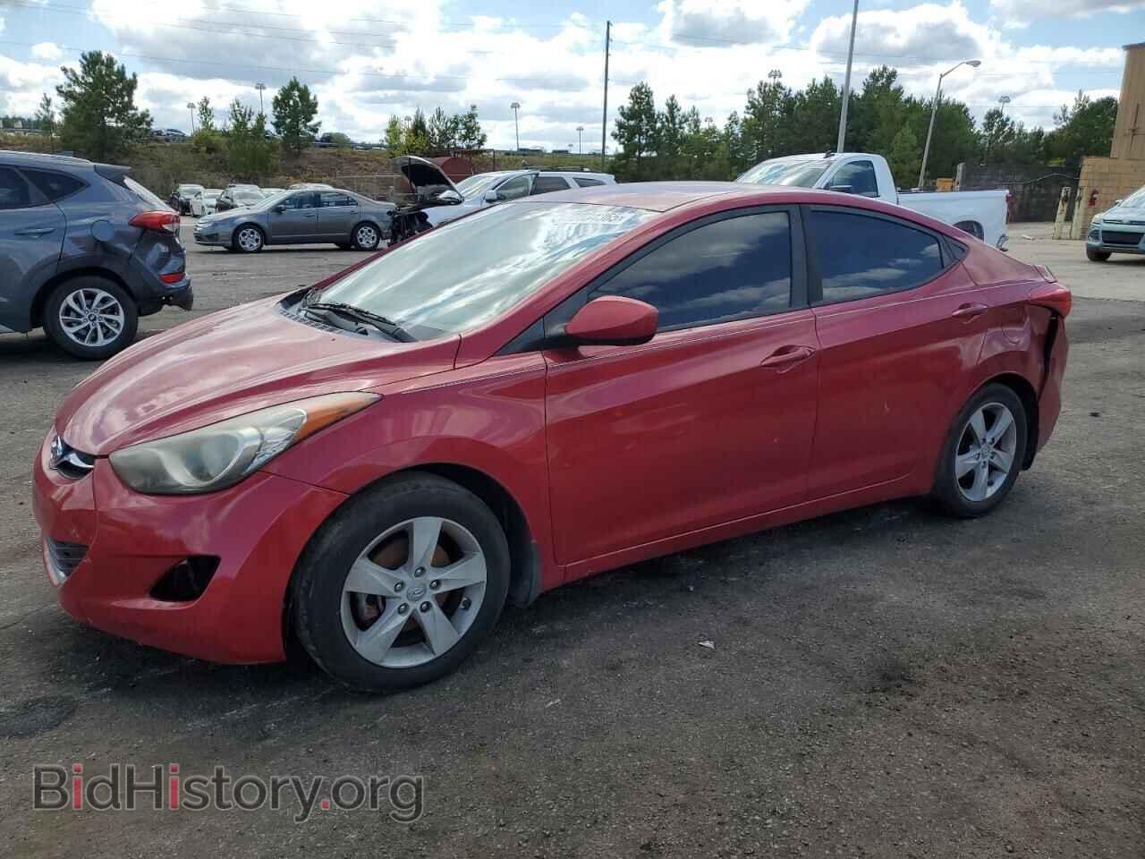 Photo KMHDH4AE1DU939907 - HYUNDAI ELANTRA 2014