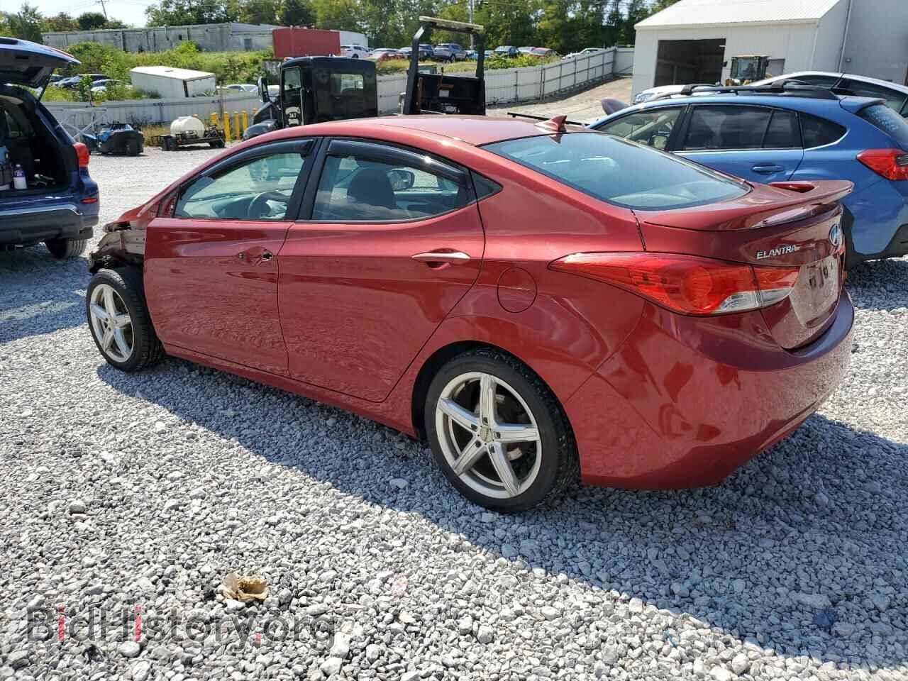 2012 HYUNDAI ELANTRA - VIN: KMHDH4AE1CU361225 - Фото 2