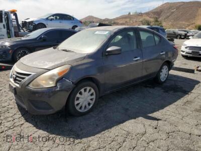 2015 Nissan VERSA S, charcoal — VIN 3N1CN7AP1FL856330, Copart
