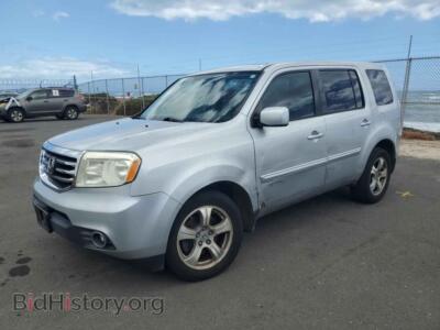 2013 Honda PILOT EXL, silver — VIN 5FNYF3H59DB024209, Copart