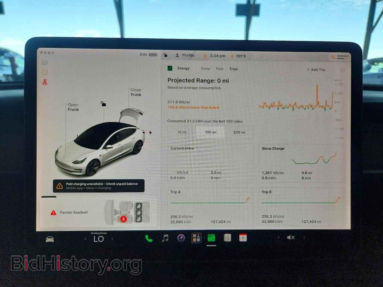 2021 TESLA MODEL 3 - VIN: 5YJ3E1EA4MF871853 - Фото 9