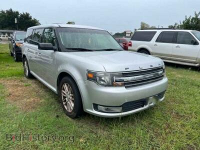 2013 Ford FLEX Flex SEL, silver — VIN 2FMHK6C88DBD10415, Copart