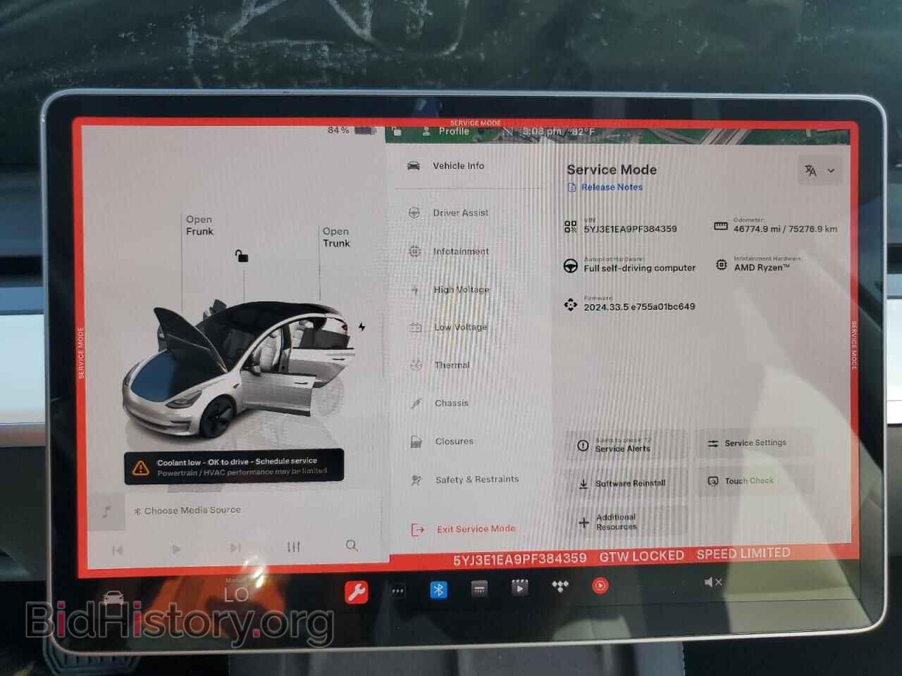 2023 TESLA MODEL 3 - VIN: 5YJ3E1EA9PF384359 - Фото 9