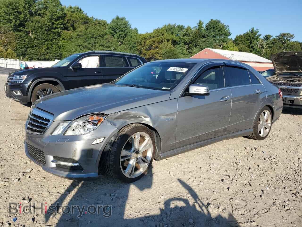 Photo WDDHF8JB4CA634559 - MERCEDES-BENZ E-CLASS 2012