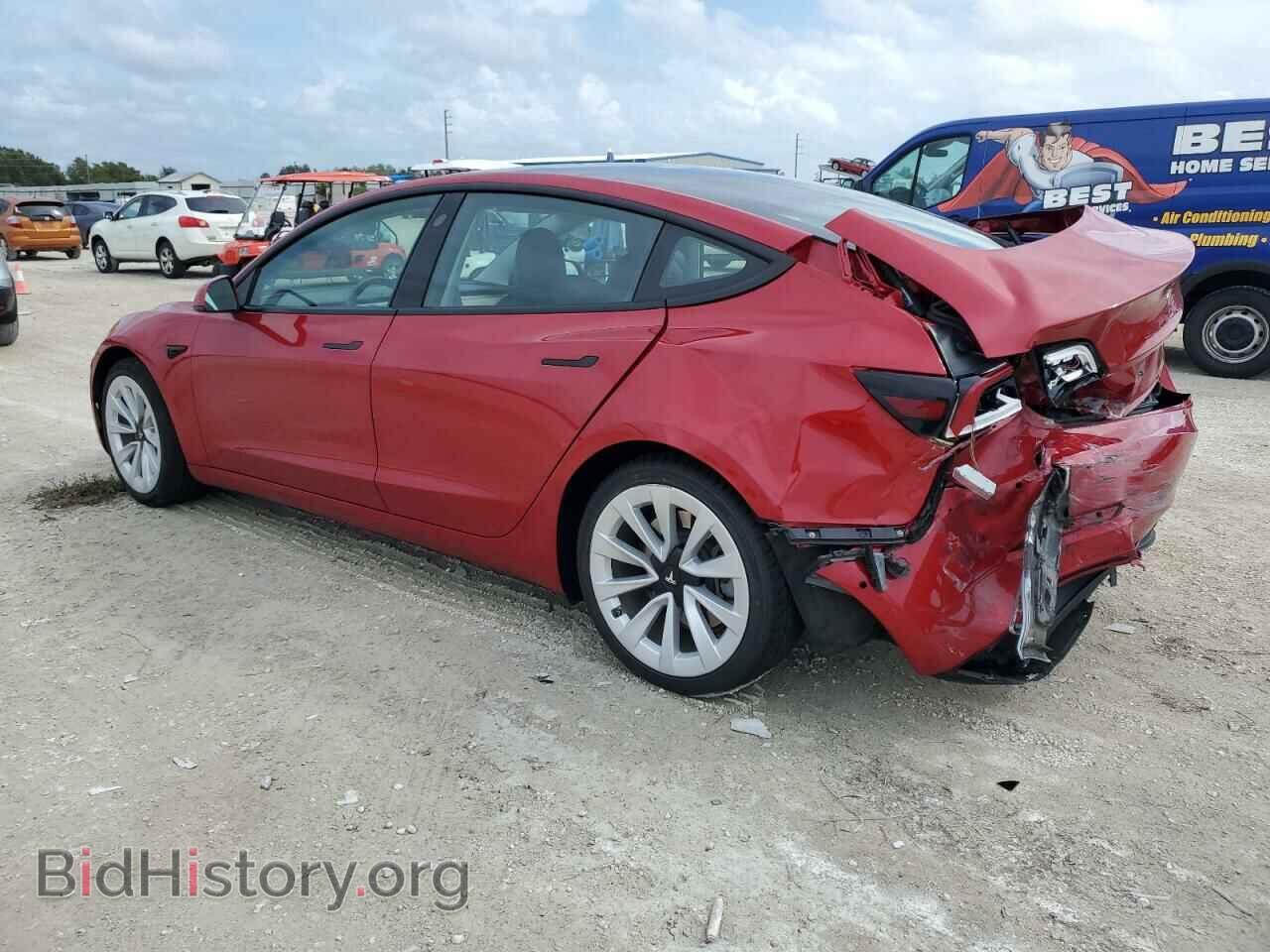 2021 TESLA MODEL 3 - VIN: 5YJ3E1EA6MF917165 - Фото 2