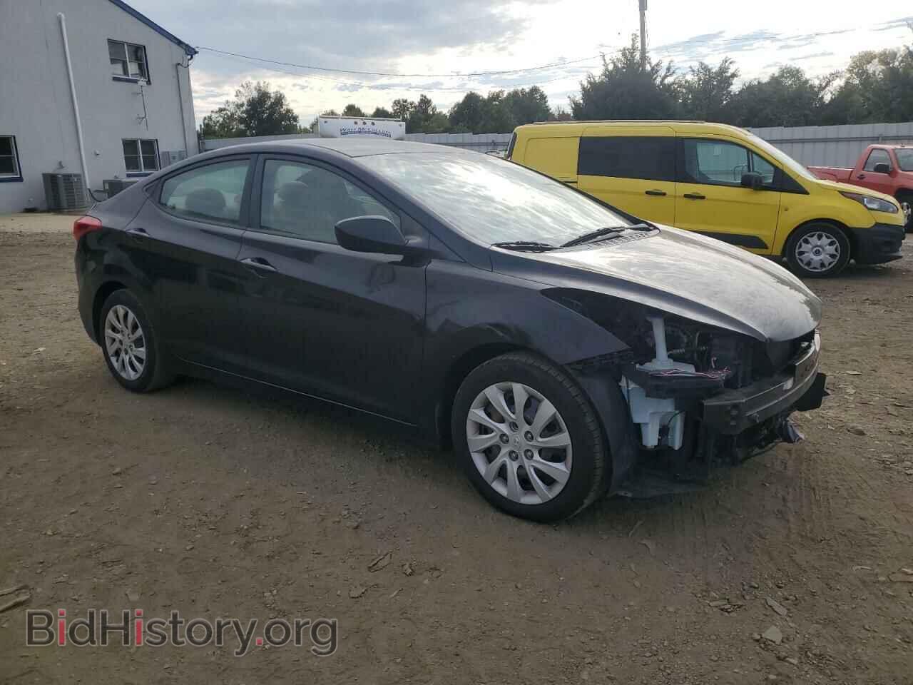 2012 HYUNDAI ELANTRA - VIN: 5NPDH4AEXCH136574 - Фото 4
