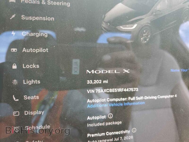 2024 Tesla MODEL X (VIN 7SAXCBE51RF447573) — photo 9 of 12