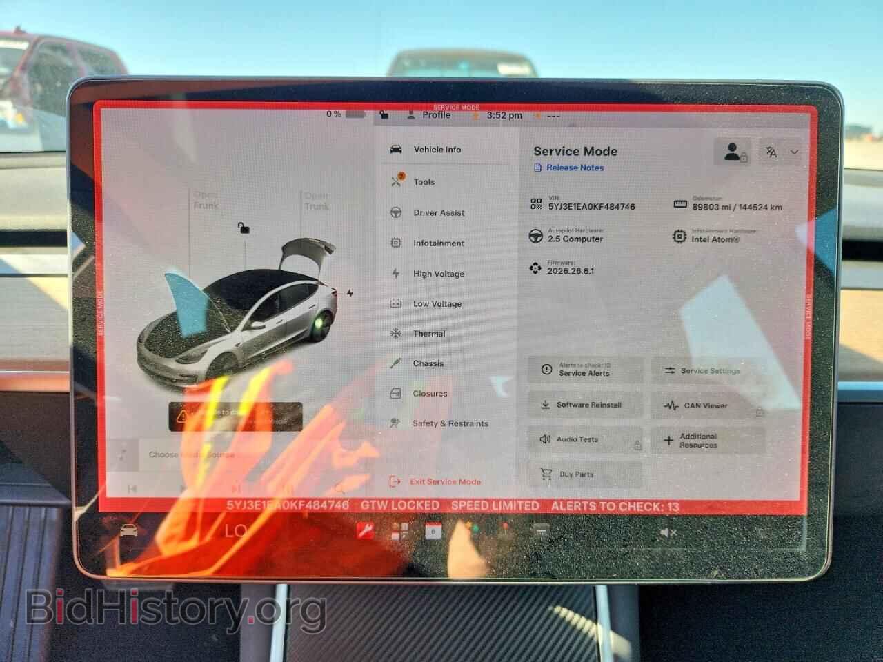 2019 TESLA MODEL 3 - VIN: 5YJ3E1EA0KF484746 - Photo 9