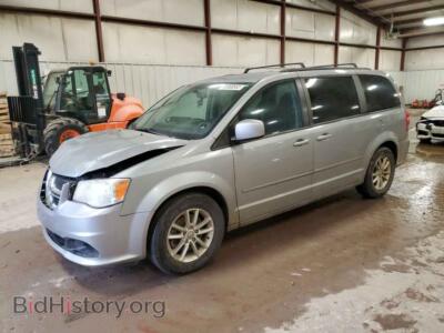 2014 Dodge CARAVAN Grand Cara, серебристый — VIN 2C4RDGCG3ER327230, Copart