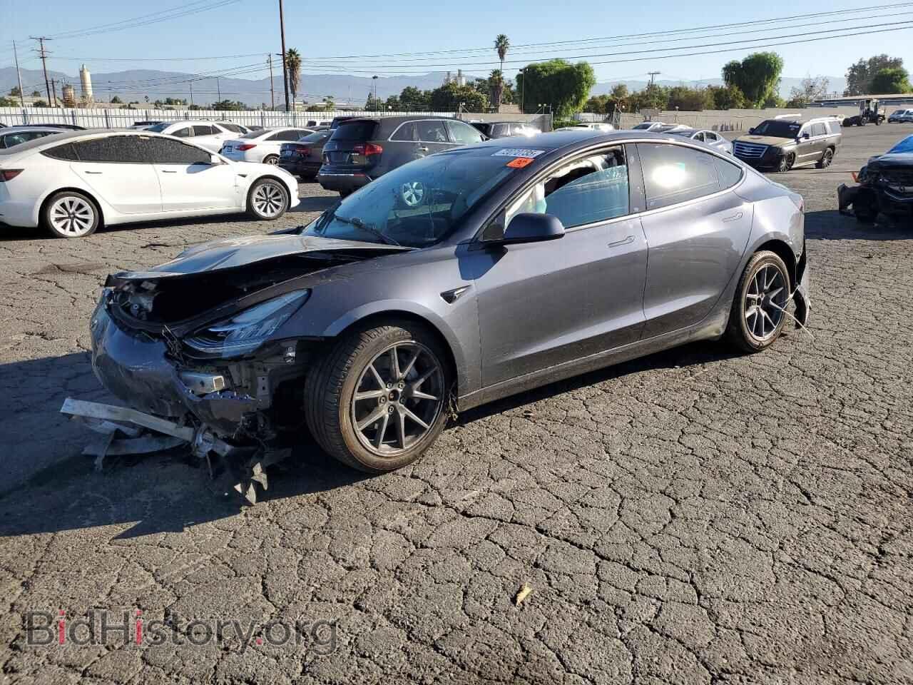 Photo 5YJ3E1EB7NF259706 - TESLA MODEL 3 2022