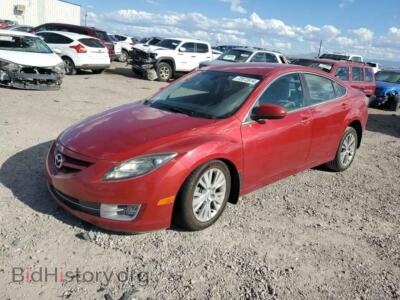 2009 Mazda 6 I, red — VIN 1YVHP82H495M43665, Copart