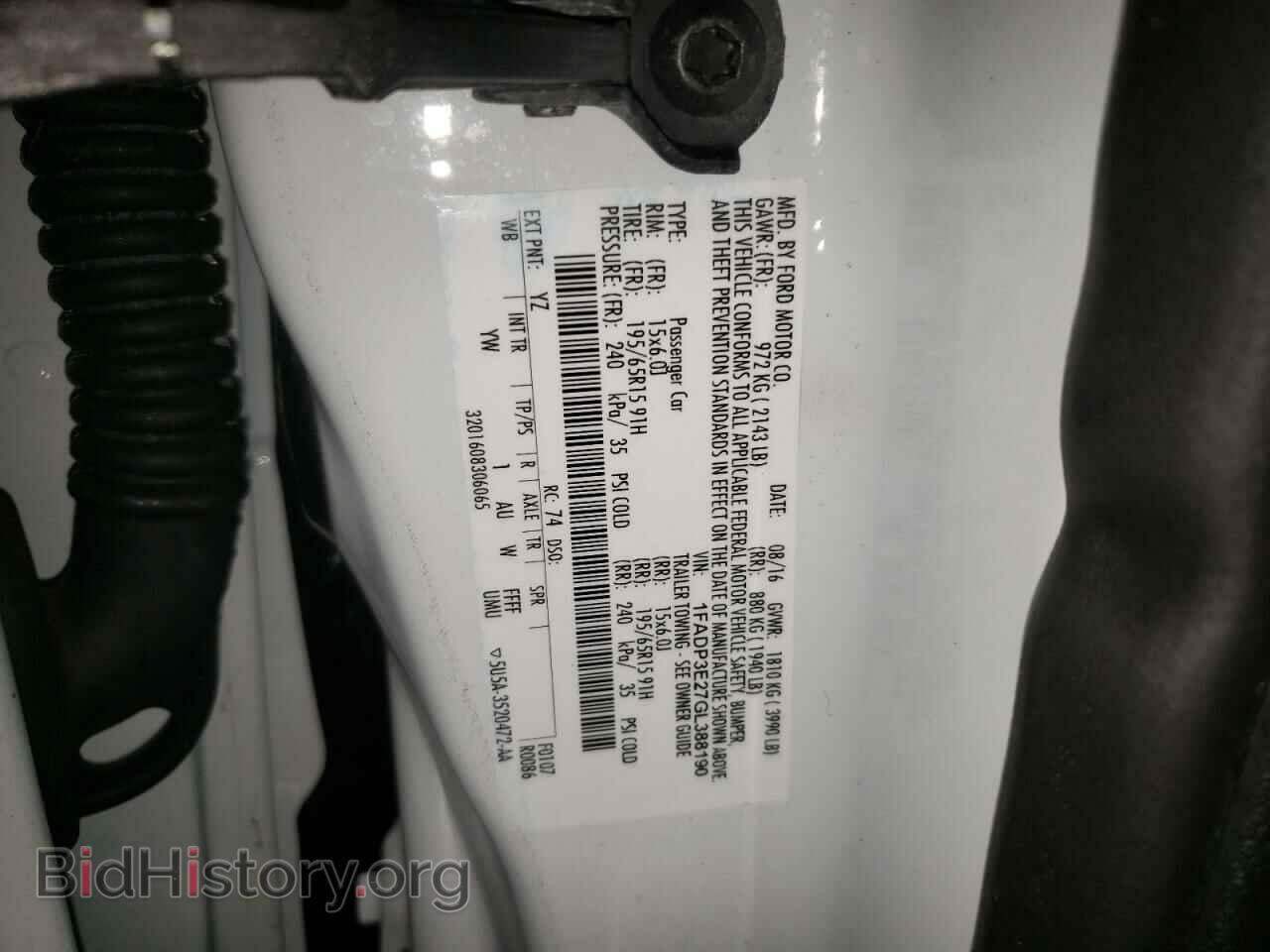 2016 FORD FOCUS - VIN: 1FADP3E27GL388190 - Photo 12