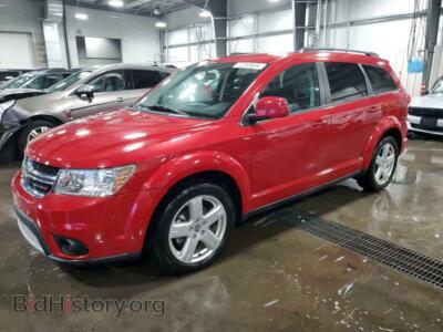 2012 Dodge JOURNEY SXT, красный — VIN 3C4PDCBG2CT331040, Copart