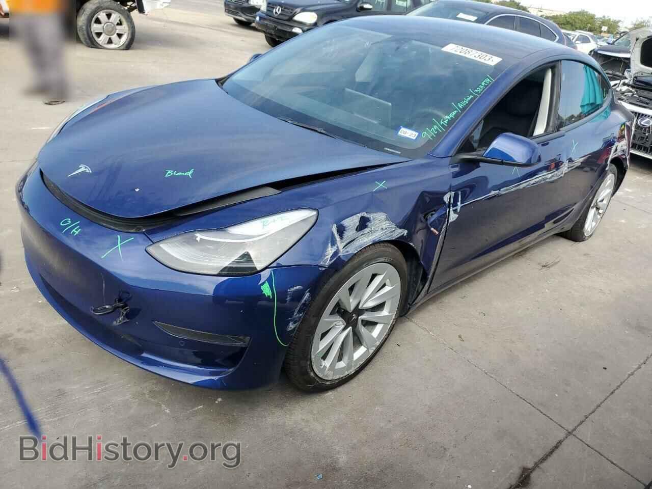 Фотография 5YJ3E1EA8NF324974 - TESLA MODEL 3 2022
