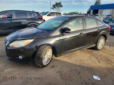 2012 Ford FOCUS SEL, black — VIN 1FAHP3H25CL277614, Copart