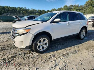2013 Ford EDGE SEL, белый — VIN 2FMDK3JC6DBB81708, Copart