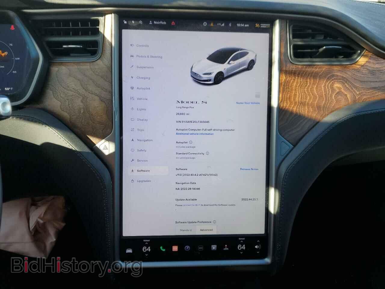 2020 TESLA MODEL S - VIN: 5YJSA1E20LF365645 - Фото 9