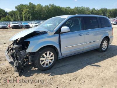2016 Chrysler MINIVAN Touring, silver — VIN 2C4RC1BG6GR284510, Copart
