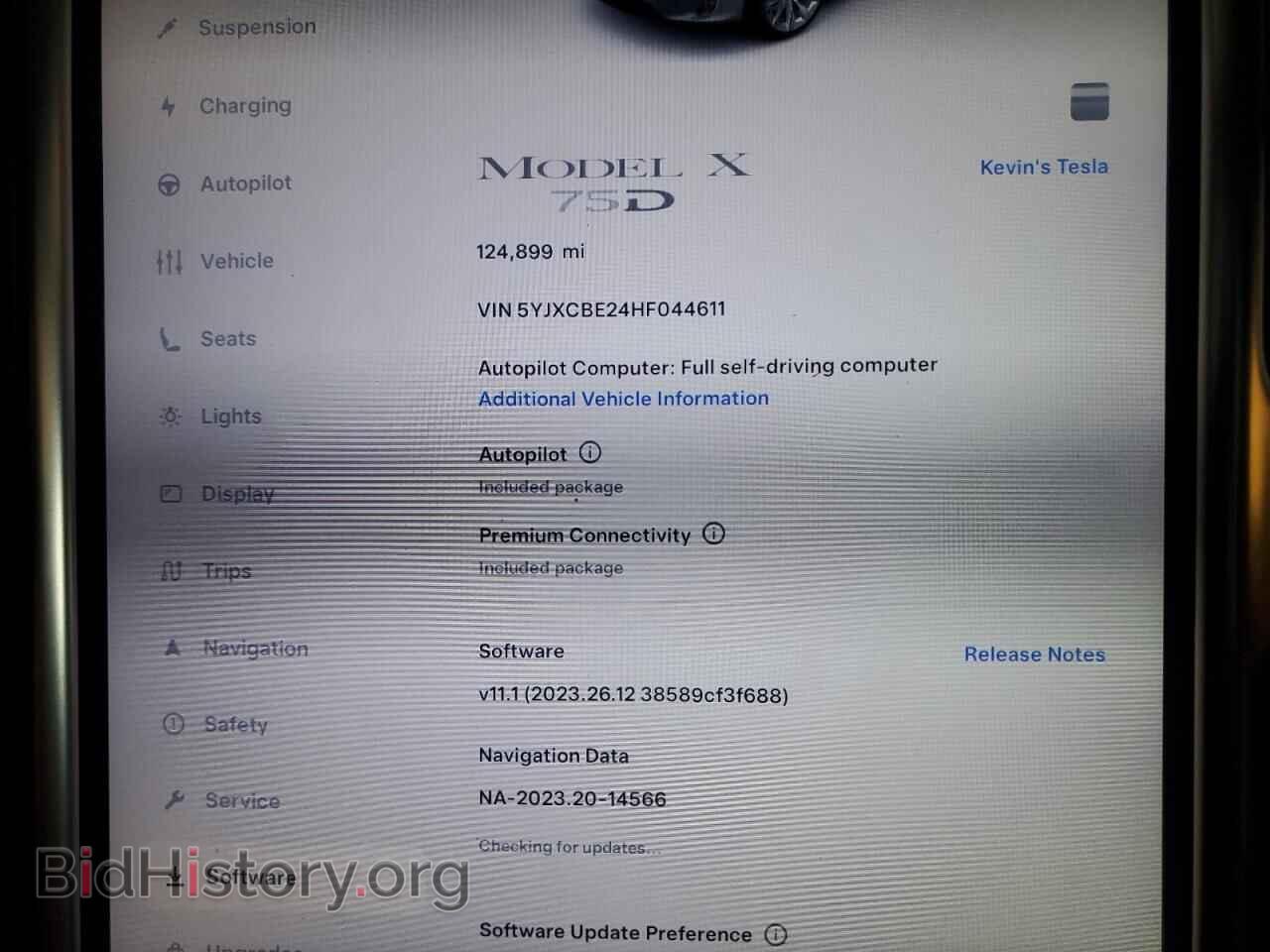 2017 TESLA MODEL X - VIN: 5YJXCBE24HF044611 - Photo 9