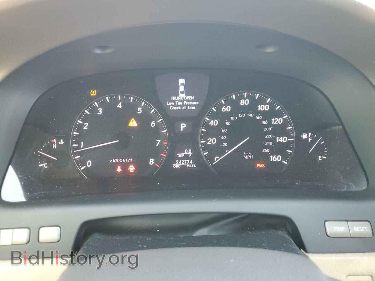 2007 LEXUS LS460 - VIN: JTHBL46F675003970 - Фото 9