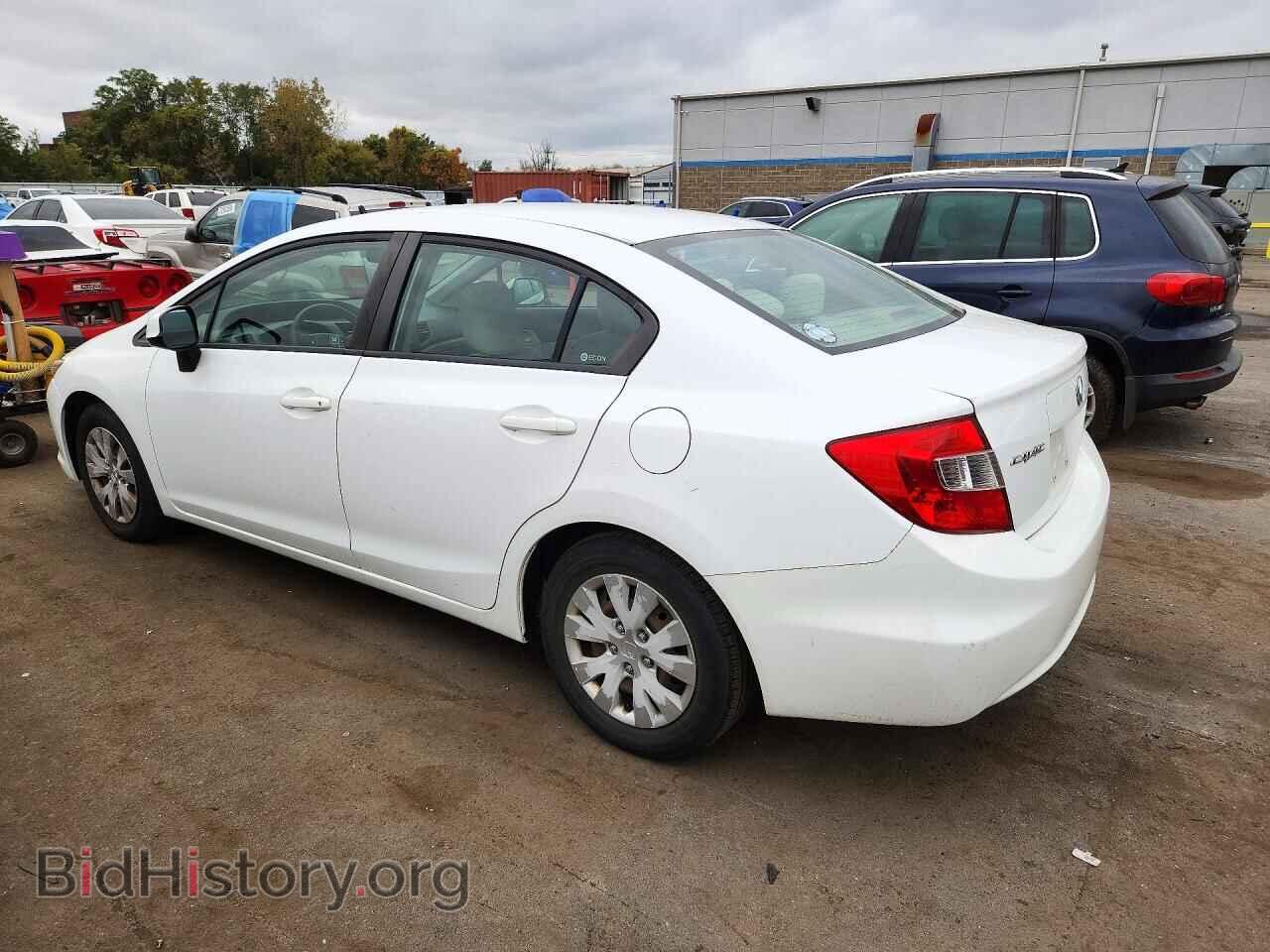 2012 HONDA CIVIC - VIN: 2HGFB2F57CH317715 - Фото 2