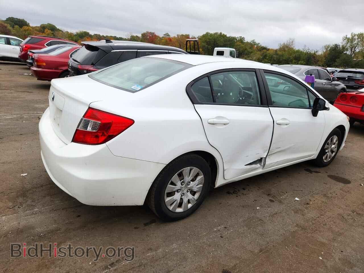 2012 HONDA CIVIC - VIN: 2HGFB2F57CH317715 - Фото 3