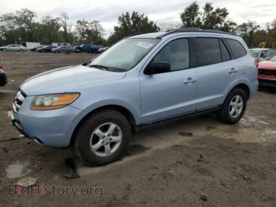 2008 Hyundai SANTA FE Santa FE G, blue — VIN 5NMSG13D78H175091, Copart