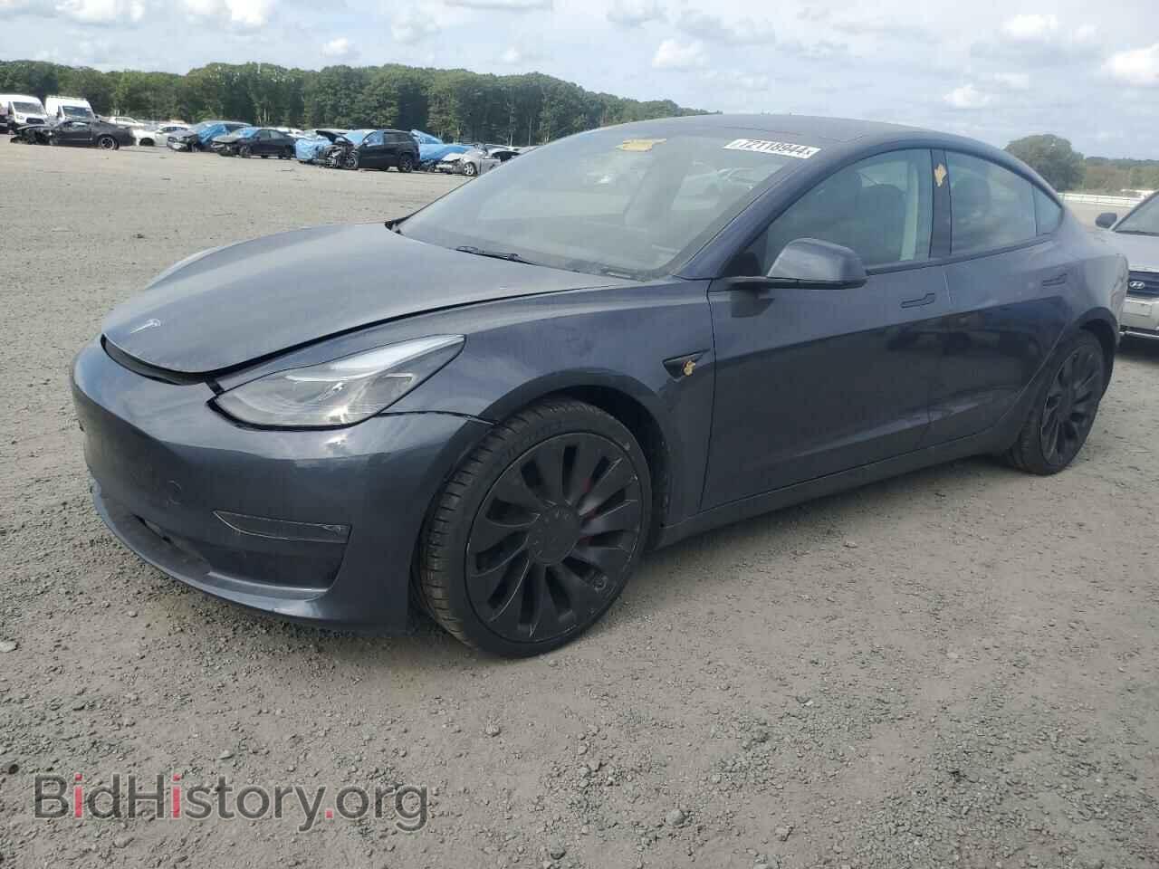 Фотография 5YJ3E1EC3PF405689 - TESLA MODEL 3 2023