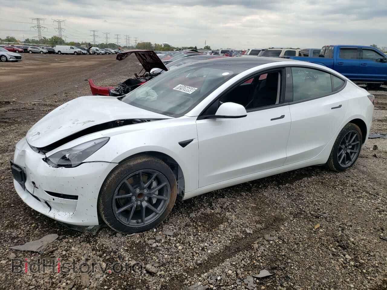 Photo 5YJ3E1EA6NF370089 - TESLA MODEL 3 2022