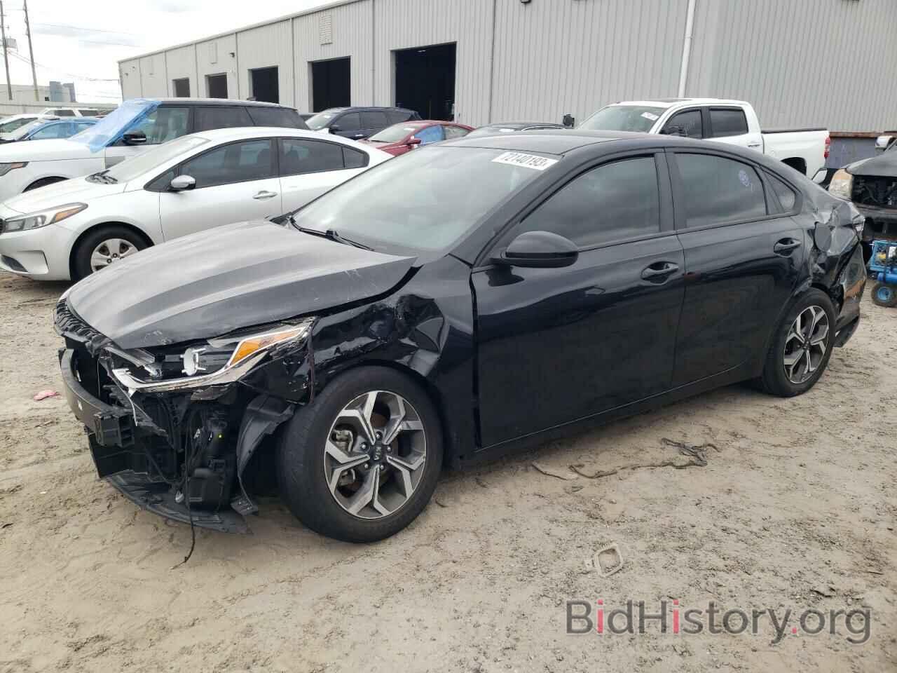 Report 3KPF24AD0KE056365 KIA FORTE 2019 BLACK GAS - price and damage ...