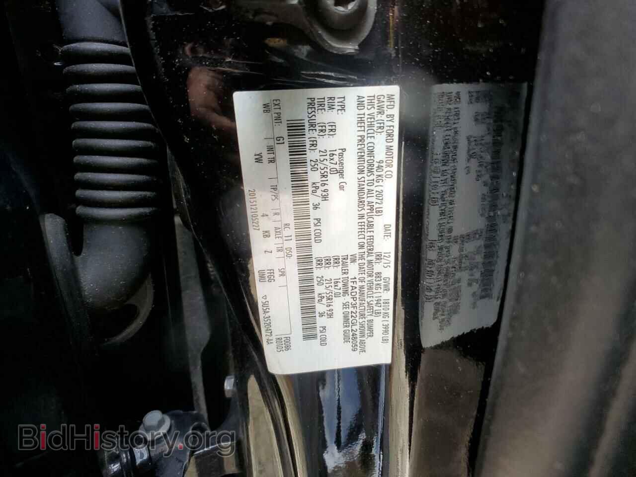 2016 FORD FOCUS - VIN: 1FADP3F22GL248059 - Photo 13