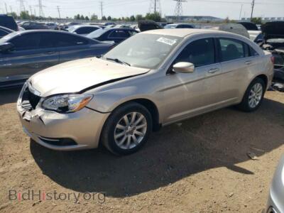 2013 Chrysler 200 Touring, бежевый — VIN 1C3CCBBB5DN595486, Copart