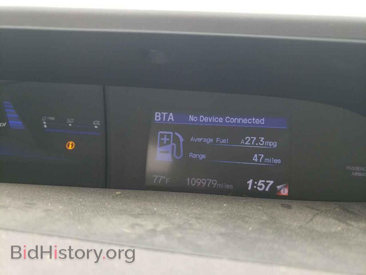 2012 HONDA CIVIC - VIN: JHMFB4F29CS009419 - Фото 9