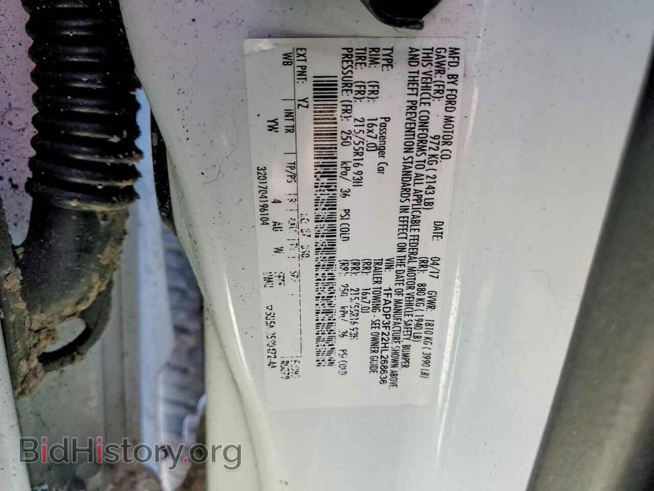 2017 FORD FOCUS - VIN: 1FADP3F22HL268636 - Photo 13