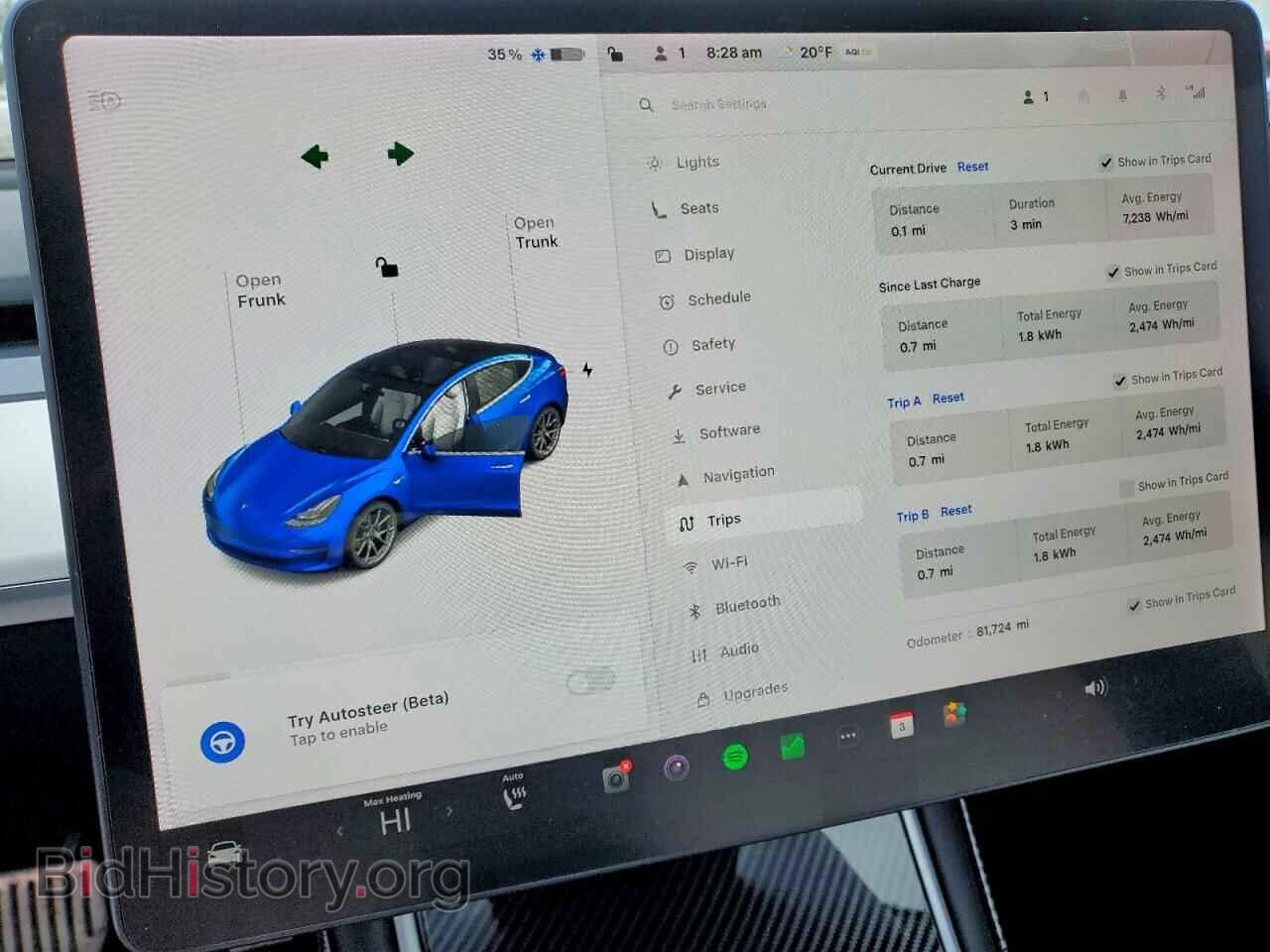 2018 TESLA MODEL 3 - VIN: 5YJ3E1EB3JF096594 - Photo 9