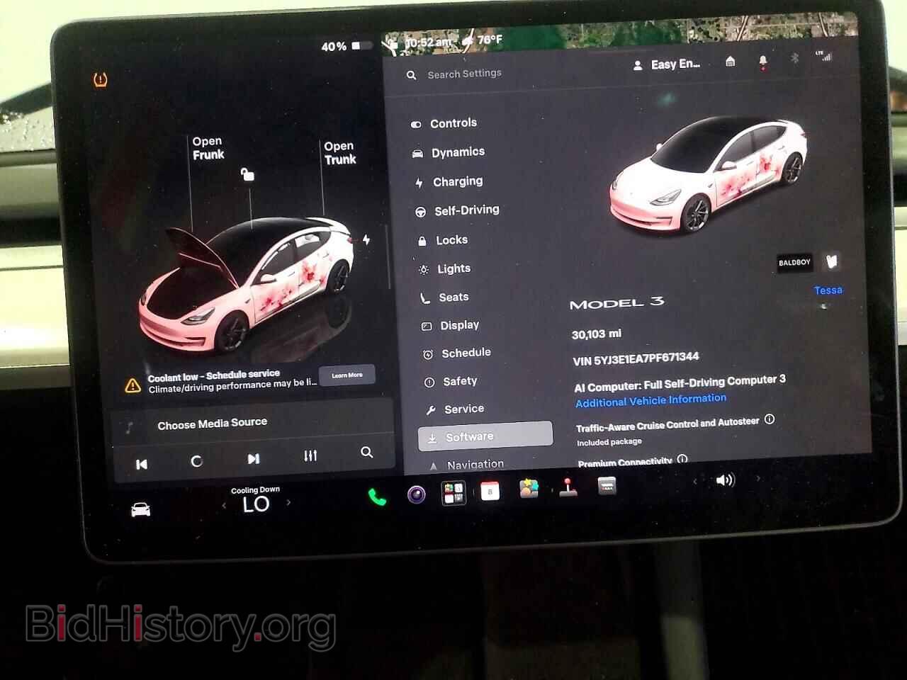 2023 TESLA MODEL 3 - VIN: 5YJ3E1EA7PF671344 - Photo 9