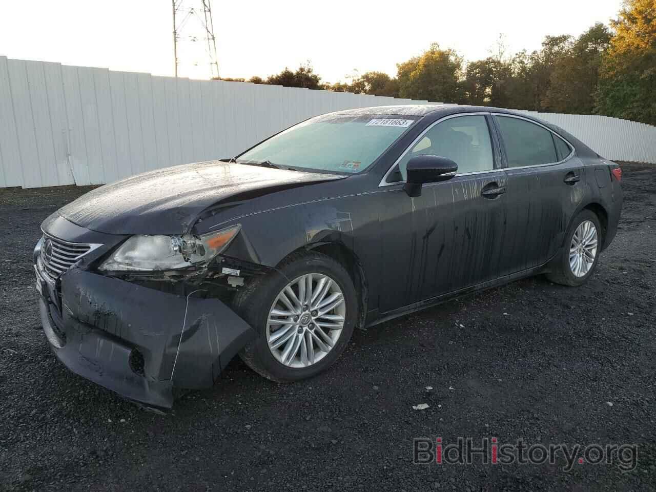 Report JTHBK1GG9E2135290 LEXUS ES350 2014 BLACK GAS price and damage